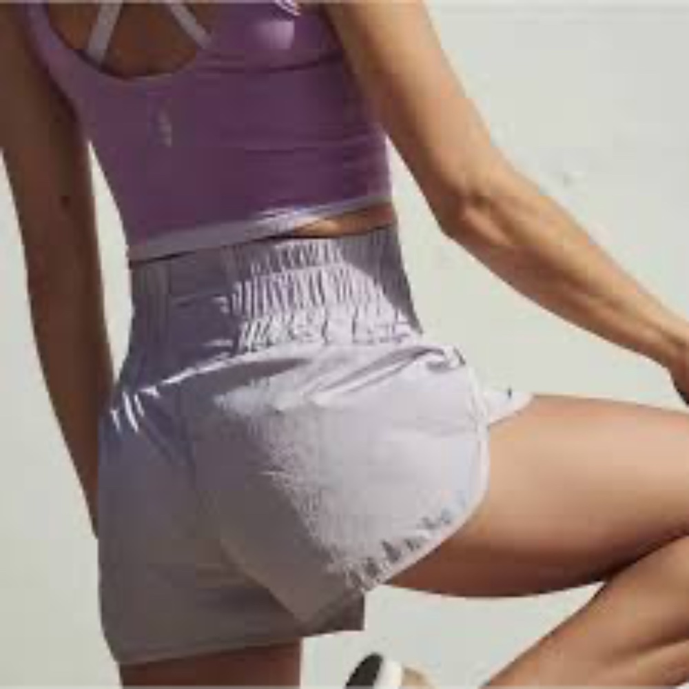 Free People Movement The Way Home Lavender Shorts